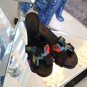 Hermes Oran modernisme tropical Oasis Sandal